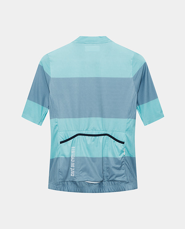 Café du Cycliste 車衣 Angeline V2 Ultralight Jersey Riviera Blue Deep Water 男款 蔚藍