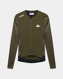 Café du Cycliste 車衣 Roxane LS Jersey Khaki 長袖 男款 卡其綠