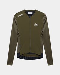 Café du Cycliste 車衣 Roxane LS Jersey Khaki 長袖 男款 卡其綠