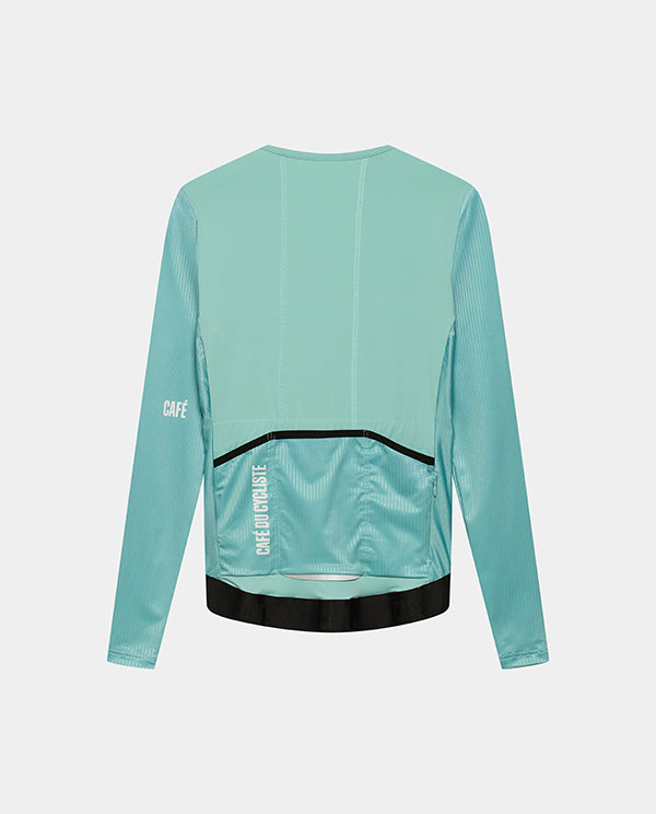 Café du Cycliste 車衣 Roxane LS Jersey Riviera Blue 長袖 男款 蔚藍
