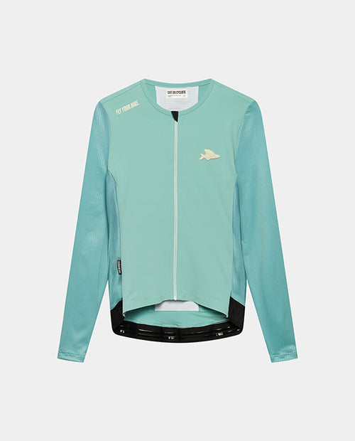 Café du Cycliste 車衣 Roxane LS Jersey Riviera Blue 長袖 男款 蔚藍