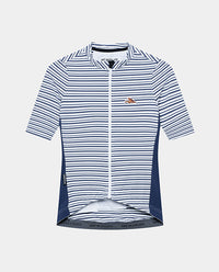 Café du Cycliste 車衣 Romy Midweight Jersey WhiteNavy 女款 藍白紋