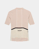 Café du Cycliste 車衣 Romy Midweight Jersey Chalk Fire 女款 米橘條紋