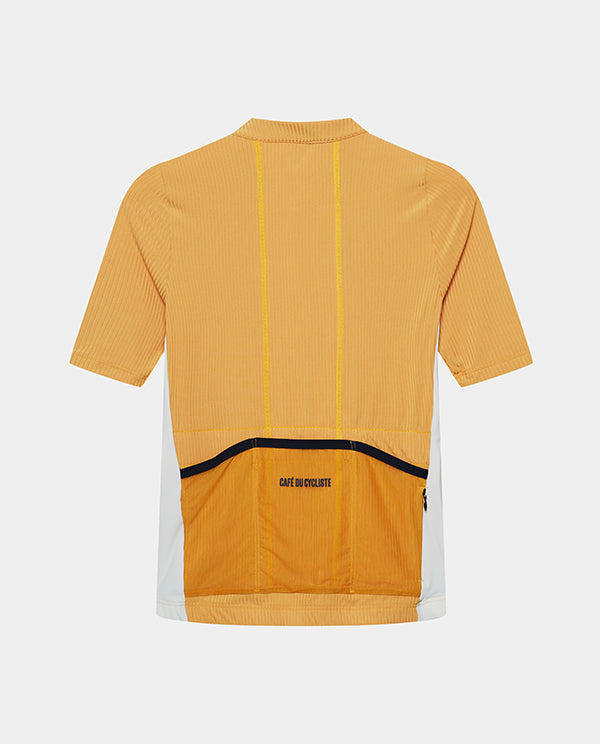Café du Cycliste 車衣 Romy Midweight Jersey Sunflower 男款 橘黃