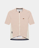 Café du Cycliste 車衣 Romy Midweight Jersey Chalk Fire 男款 米橘條紋
