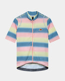 Café du Cycliste 車衣 Audax Mona V2 Superlight Jersey V2 PlushNaplesYellow 女款 粉黃藍條紋