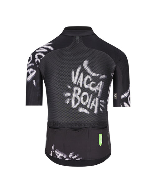 Q36.5 車衣 Gregarius Pro Vaccaboia Jersey Black 男款 黑