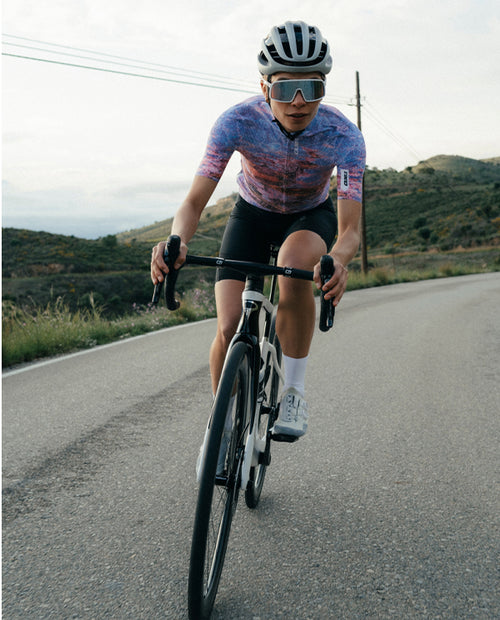 Q36.5 車衣 Gregarius Damascato Jersey Women Purple 女款 大馬士革圖騰粉紫