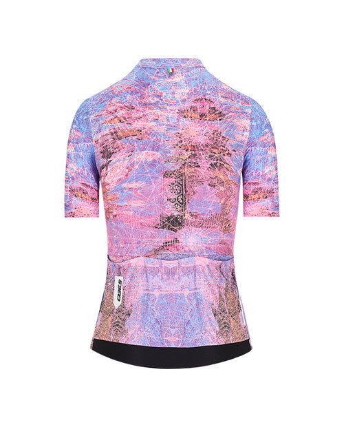 Q36.5 車衣 Gregarius Damascato Jersey Women Purple 女款 大馬士革圖騰粉紫