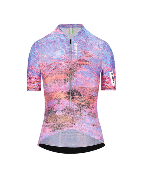 Q36.5 車衣 Gregarius Damascato Jersey Women Purple 女款 大馬士革圖騰粉紫