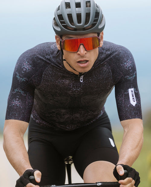 Q36.5 車衣 Gregarius Pro Damascato Jersey Black 男款 大馬士革圖騰黑