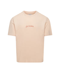 Café du Cycliste T-Shirt Col Sacalobra 粉橘