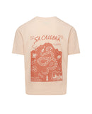 Café du Cycliste T-Shirt Col Sacalobra 粉橘