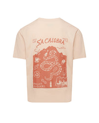 Café du Cycliste T-Shirt Col Sacalobra 粉橘