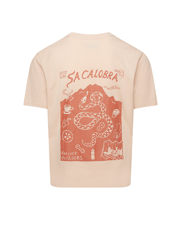 Café du Cycliste T-Shirt Col Sacalobra 粉橘
