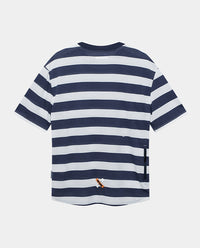 Café du Cycliste 車衣Sandie Jersey Mariniere 男款 海軍藍白條紋