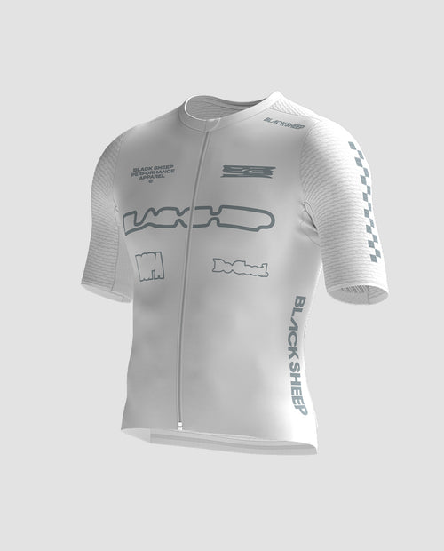 Black Sheep 黑羊 車衣 AeroWeave SS Jersey Untitled Ghost 男款 白