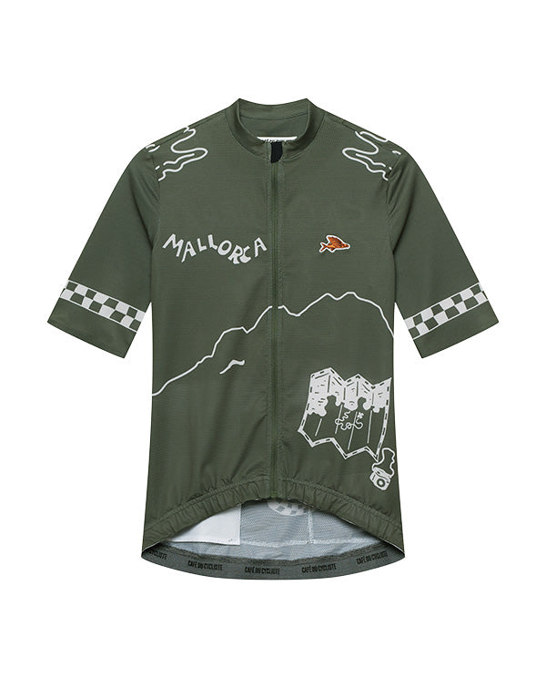 Café du Cycliste 車衣 Sa Calobra Jersey Khaki 男款 卡其綠