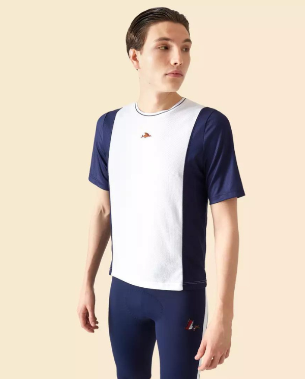 Café du Cycliste 車衣 Betty V2 Lightweight Gravel Cycling Jersey Navy White 短袖男藍白
