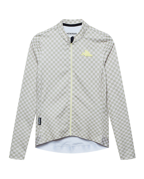 Café du Cycliste 車衣 Constance LS Jersey Puddle 長袖 女款 淺灰格