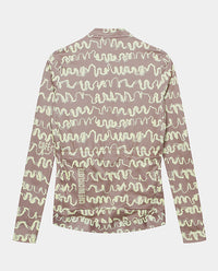 Café du Cycliste 車衣 Constance LS Jersey OysterGreyNaplesYellow 長袖 女款 黃棕塗鴉