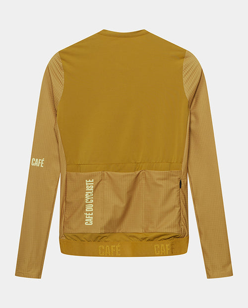Café du Cycliste 車衣 Andrea Superlight LS Jersey Golden Olive 長袖 男款 金