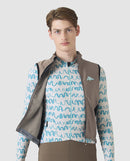 Café du Cycliste 背心 Sibille Softshell Gilet Oyster Grey 男款 棕