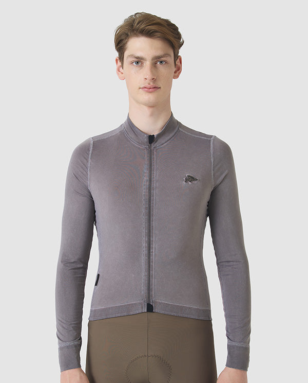 Café du Cycliste 車衣 Charlie ColdDye Charcoal 長袖 男款 炭灰