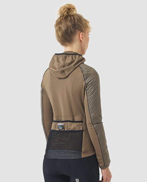 Café du Cycliste 外套Lise Thermal Jacket Carob 保暖 女款 棕