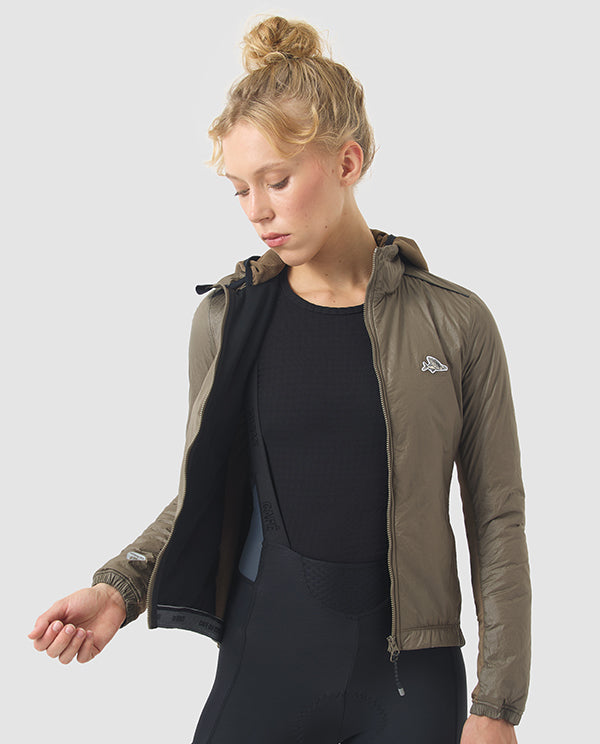 Café du Cycliste 外套Lise Thermal Jacket Carob 保暖 女款 棕