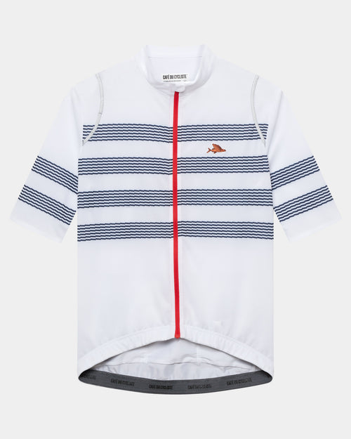 Café du Cycliste 車衣 Audax Mona V2 Superlight Jersey ClassicWhite 男款 經典藍白