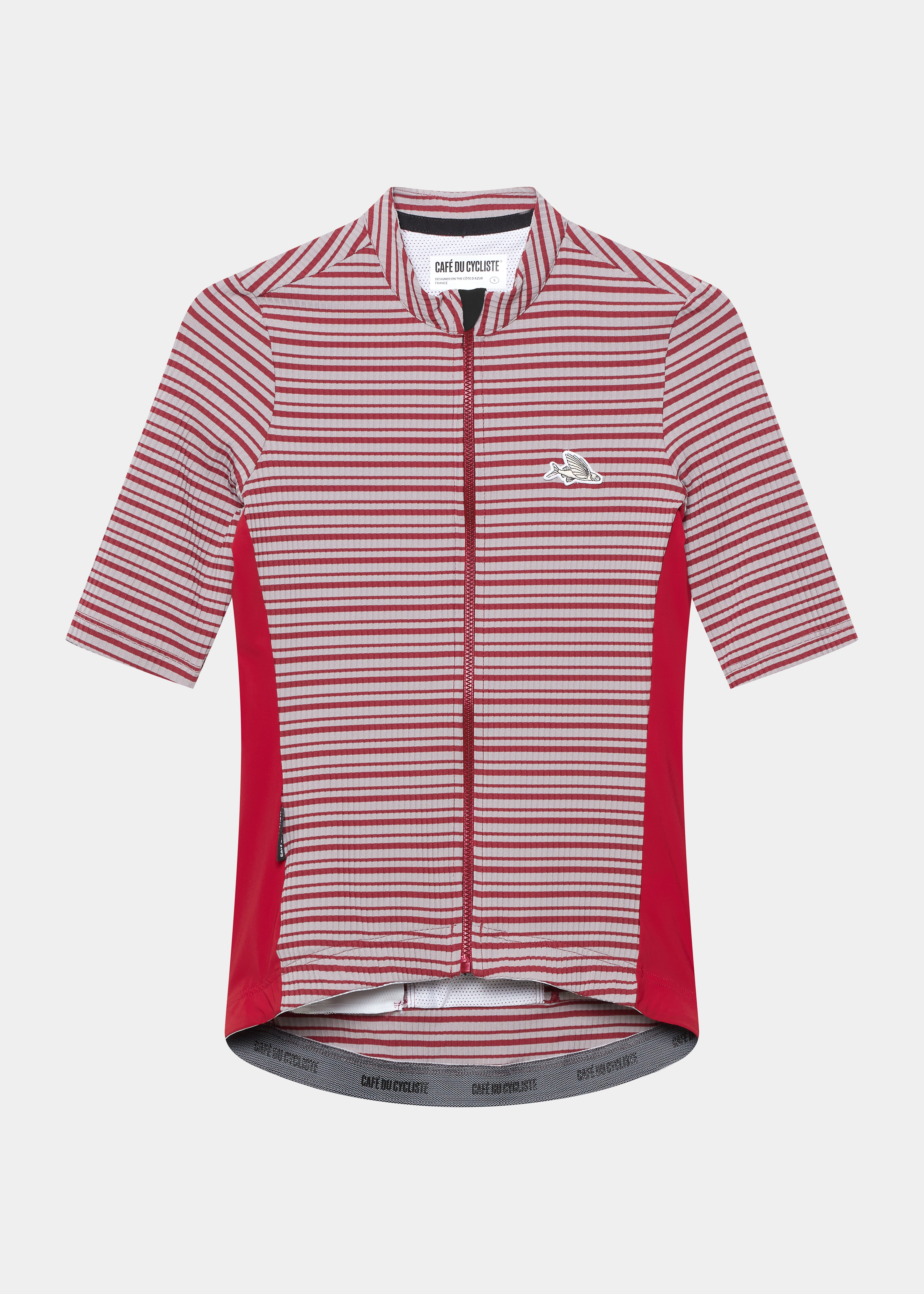 Café du Cycliste 車衣 Romy Midweight Jersey Fired Moon Storm 女款 紅灰紋