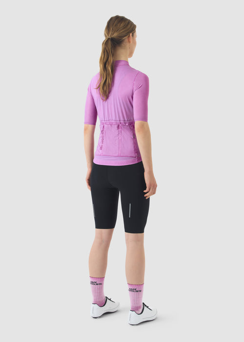 Café du Cycliste 車衣 Angeline V2 Ultralight Jersey Cold Dye Ultra Violet 女款 冷染粉