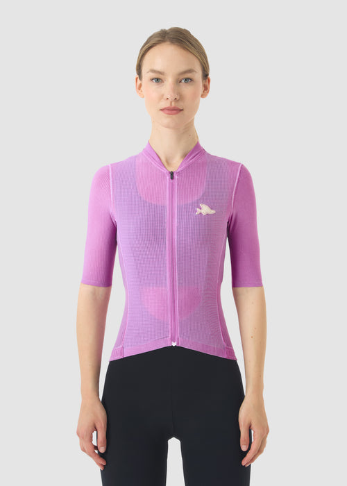 Café du Cycliste 車衣 Angeline V2 Ultralight Jersey Cold Dye Ultra Violet 女款 冷染粉