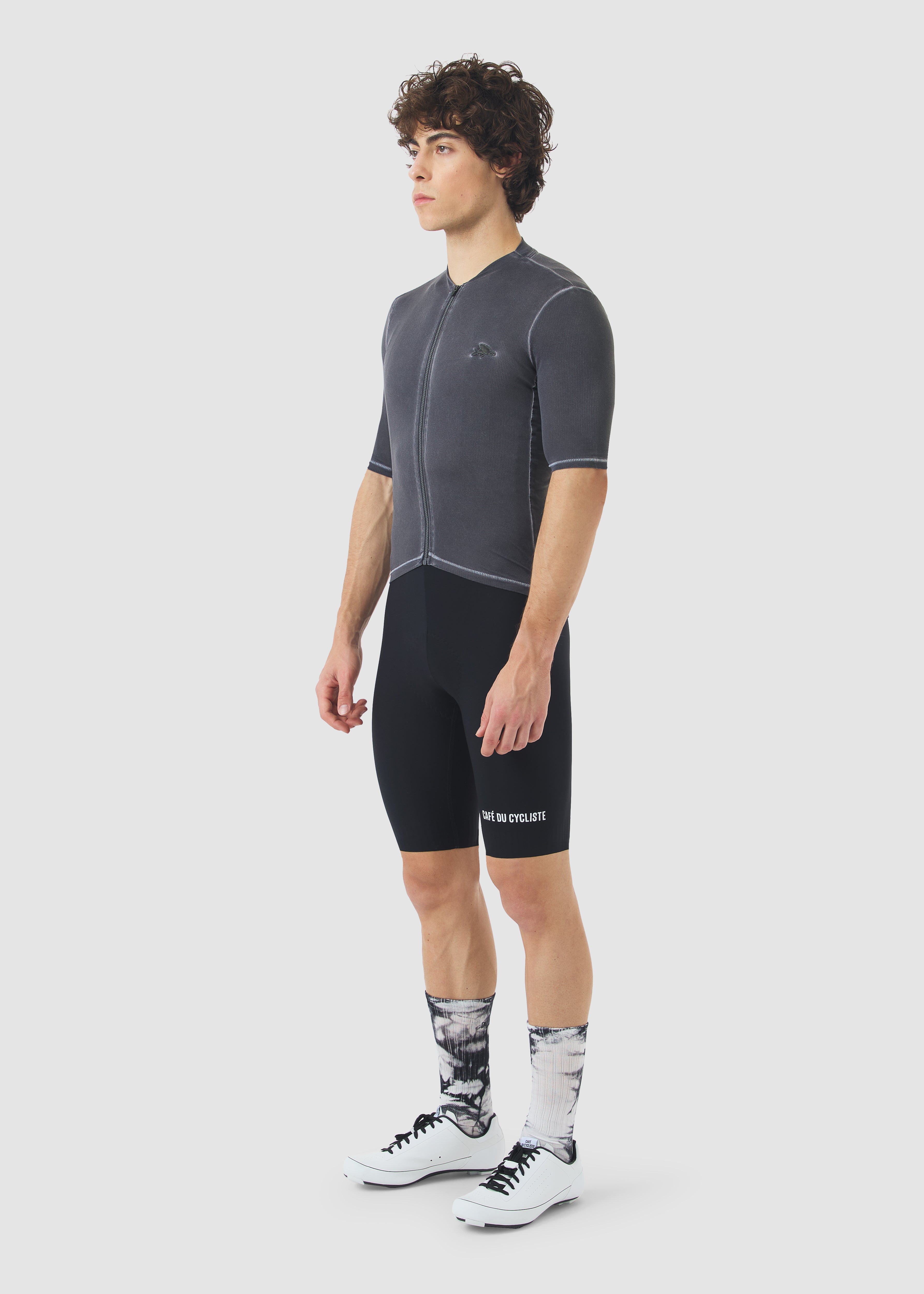 Café du Cycliste 車衣 Laurette Superlight Jersey Cold Dye Anthracite 男款 冷染鐵灰