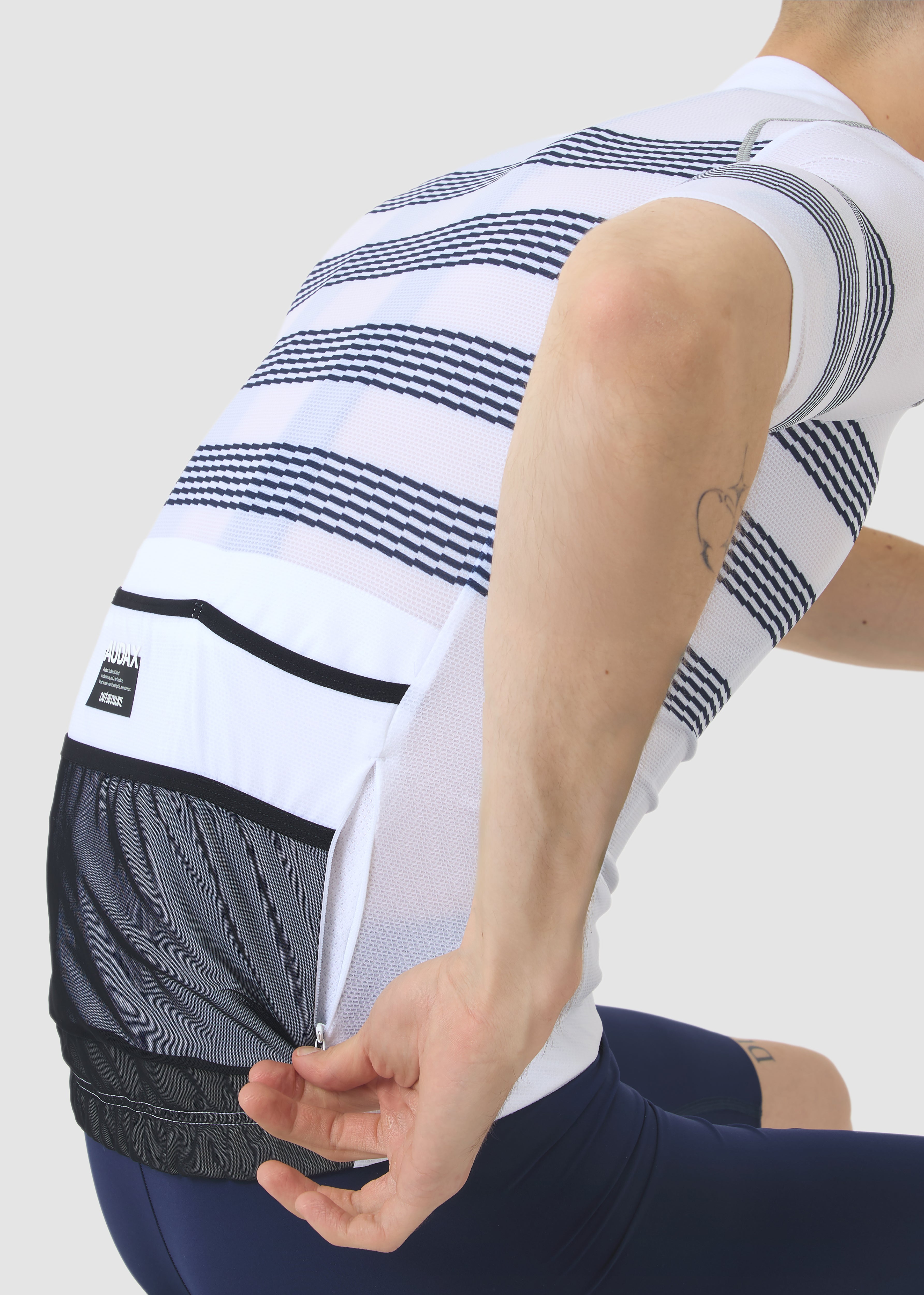 Café du Cycliste 車衣 Audax Mona V2 Superlight Jersey ClassicWhite 男款 經典藍白
