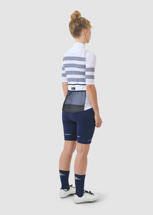 Café du Cycliste 車衣 Audax Mona V2 Superlight Jersey ClassicWhite 女款 經典藍白