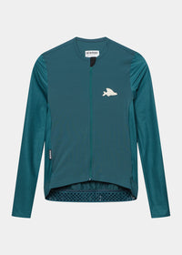 Café du Cycliste 車衣 Andrea Superlight LS Jersey Dark Sea 長袖 女款 深綠