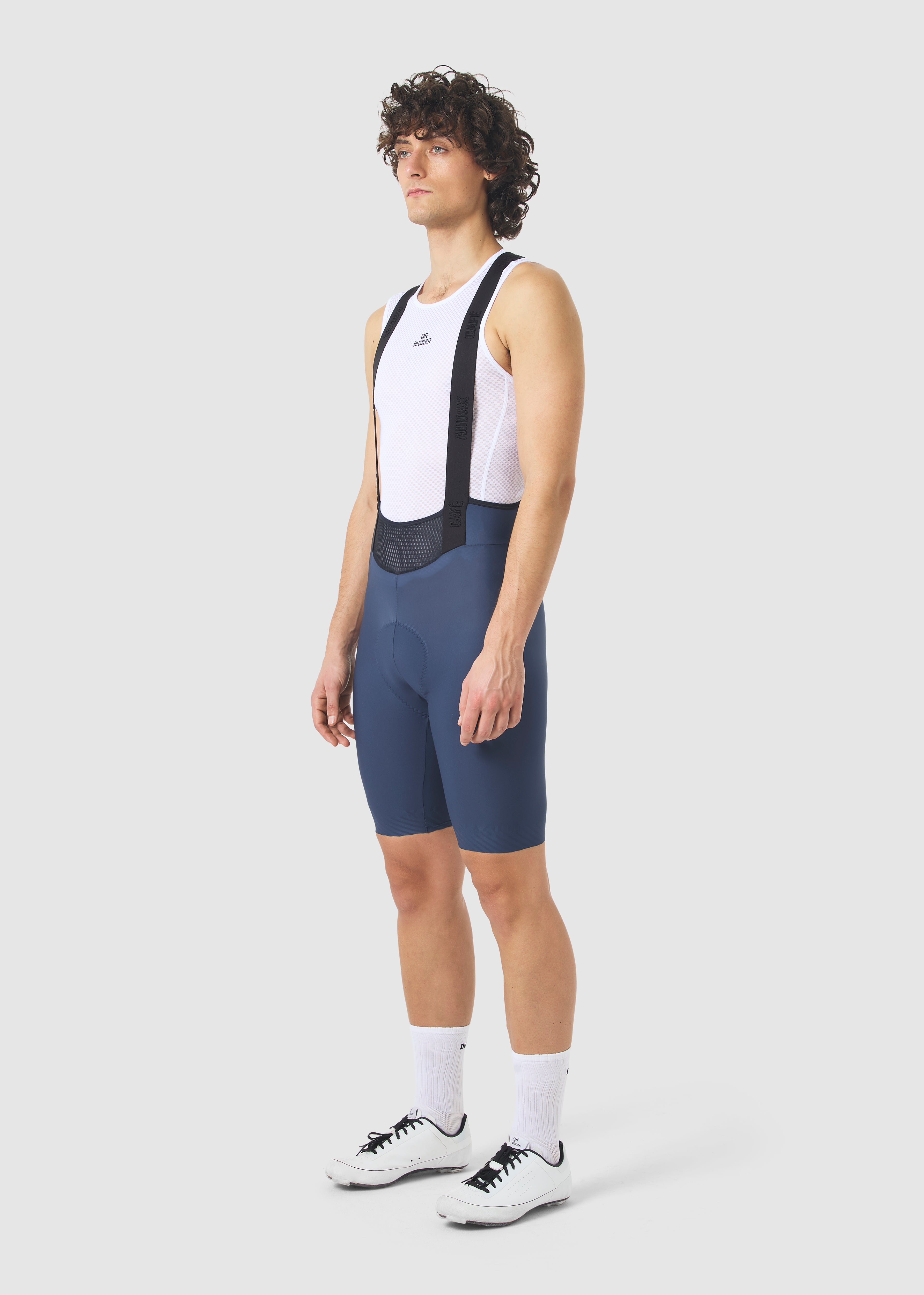 Café du Cycliste AX車褲 Freida Long Distance Bib Shorts Navy 男款 藍