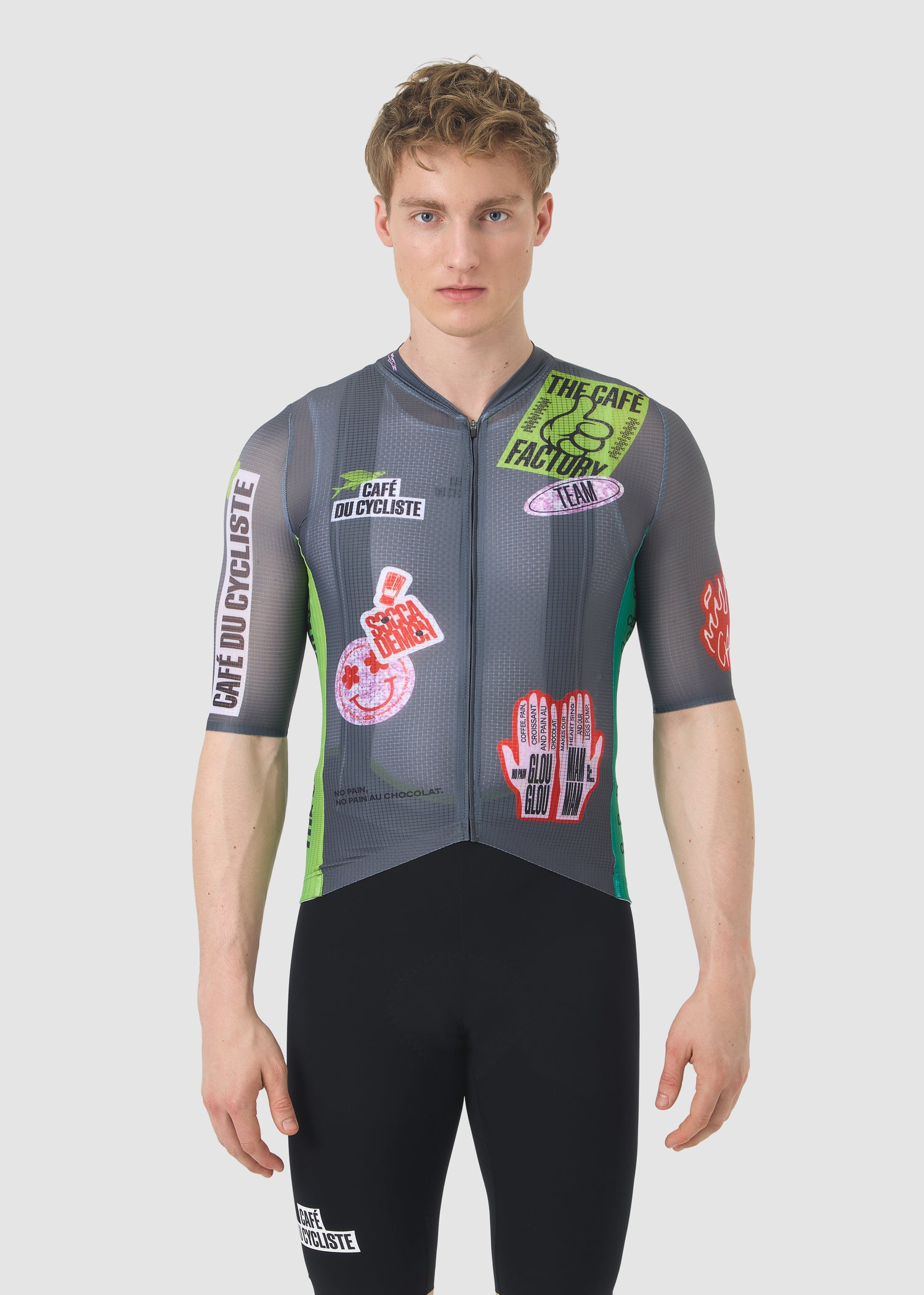 Café du Cycliste 車衣 Bergida CAFE Factory V2 Jersey Multico 男款 綠