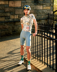 EDW 車褲EdW Eclectic Bib Shorts Horizon 男款 灰藍