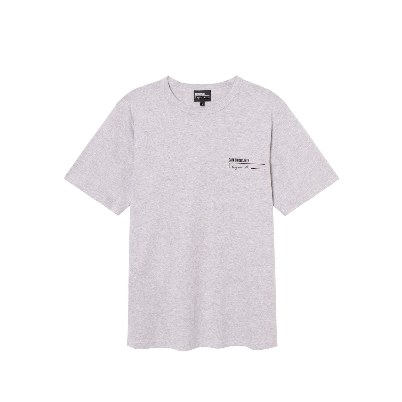 Café du Cycliste 短T Enzo T-Shirt Light Grey 灰 男女共版 - agnès b. 聯名