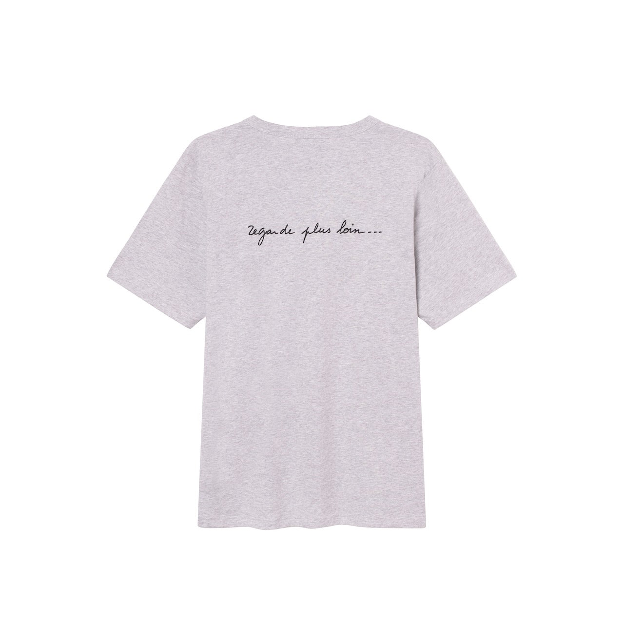 Café du Cycliste 短T Enzo T-Shirt Light Grey 灰 男女共版 - agnès b. 聯名