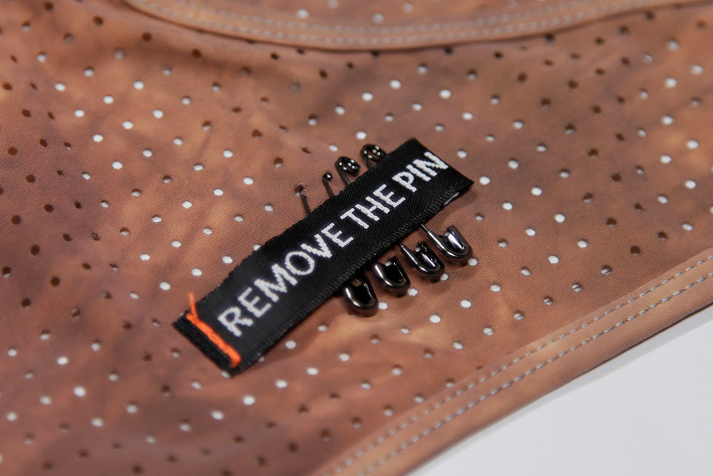 跑衣 FLIPPIES SINGLET AERO® (Women)紮染黃棕