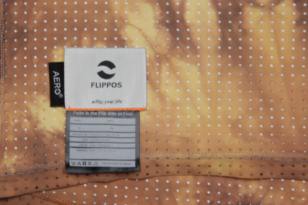 跑衣 FLIPPIES SINGLET AERO® (Women)紮染黃棕