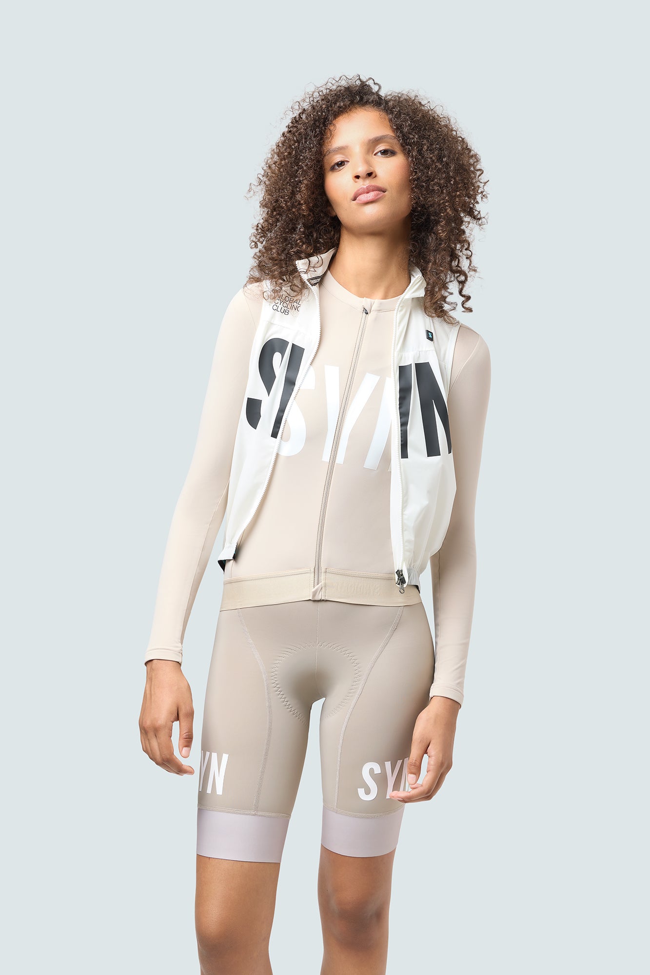 SYN 防潑背心 Training Stow Away Gilet 2.0 White 女款 白
