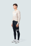 SYN 薄刷毛長袖車衣 Training LS Jersey 2.0 Iced Coffee 男款 淺咖啡
