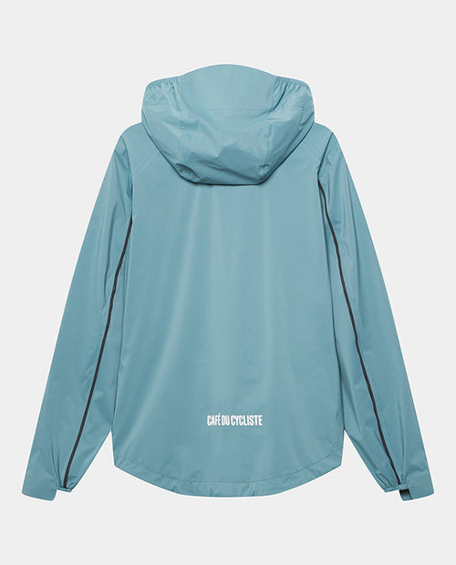 Café du Cycliste 外套Alizee DeepWater 防水 水藍
