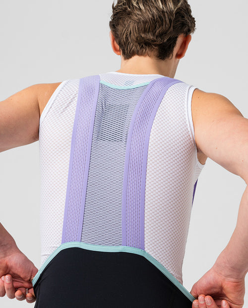 Isadore 車褲 Alternative Bib Shorts Black Purple 男款 黑