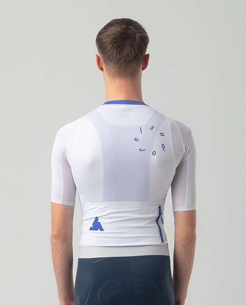 Isadore 車衣 Alternative Jersey Bit of Blue 男款 白